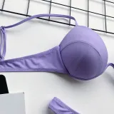 Women Push Up Underwire Extra Steel Support Bikinis Swimwear Sets