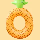 Yellow Pineapple Inflatable Swimming Circle For Kids Child Adults