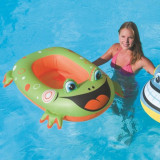 Green Frog Whale Inflatable Sitting Swimming Ring For Kids