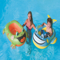 Green Frog Whale Inflatable Sitting Swimming Ring For Kids