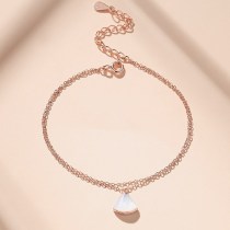 Rose Gold Silver Shell Chain Jewelry Bracelet