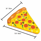 Yellow Pizza Inflatable Pool Floats Swimming Floating Row