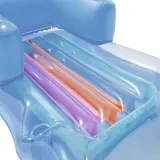 Inflatable Floating Bed on Water Swimming Floating Row with Backrest