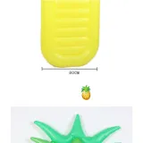 Yellow Pineapple Inflatable Raft Swimming Floating Row