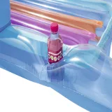 Inflatable Floating Bed on Water Swimming Floating Row with Backrest