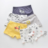 Kid Boys 5 Packs Cute Animals Boxer Briefs Cotton Underwear