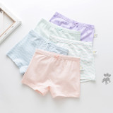 Kid Girls 5 Packs Prints Mermaid Princess Boxer Briefs Cotton Underwear