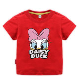 Toddler Girls Print Donald Duck Daisy Cotton T-shirt
