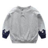Toddler Boys Monster Pullover Sweatshirt