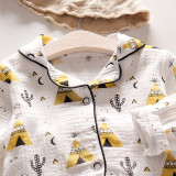 Toddler Kids Boy Prints Cactus Summer Short Pajamas Cotton Sleepwear Set