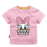 Toddler Girls Print Donald Duck Daisy Cotton T-shirt
