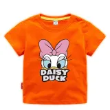 Toddler Girls Print Donald Duck Daisy Cotton T-shirt