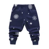 Toddler Girl Print Frozen Alsa Pajamas Sleepwear Long Sleeve Tee & Snowflake Leggings 2 Pieces Sets