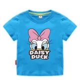 Toddler Girls Print Donald Duck Daisy Cotton T-shirt