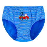 Kid Boys 5 Packs Cars Brief Cotton Underwear