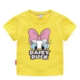 Toddler Girls Print Donald Duck Daisy Cotton T-shirt