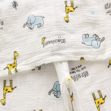 Toddler Kids Boy Prints Dinosaurs Giraffes Elephants Summer Short Pajamas Cotton Sleepwear Set
