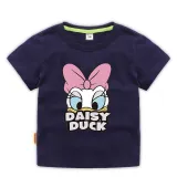 Toddler Girls Print Donald Duck Daisy Cotton T-shirt