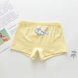Kid Girls 5 Packs Print Mermail Fish Seastars Boxer Briefs Cotton Underwear