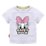 Toddler Girls Print Donald Duck Daisy Cotton T-shirt