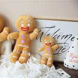 Cute Gingerbread Cookies Stuffed Plush Dolls for Kids Gift