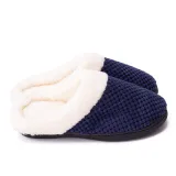 Couples Cozy Soft Plush Fleece Memory Cotton Fluffy Slides Indoor House Winter Warm Slippers