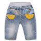 Toddler Boys Print Striped Denim Summer Shorts