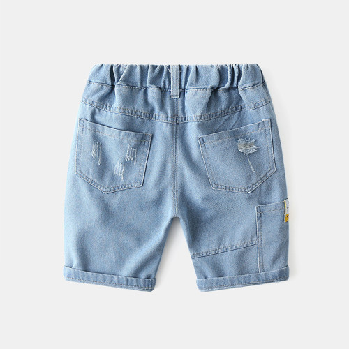 Toddler Boys Ripped Denim Denim Shorts Pants
