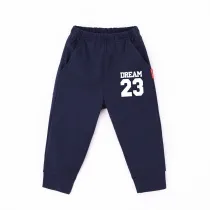 Toddler Boy Prints Numbers Letter Jogger Cotton Pants