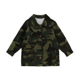 Toddler Kids Girl Print Love Heart Camouflage Pure Cotton Jackets Outerwear