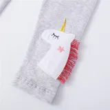 Toddler Kid Girl Print Unicorn Stars Cotton Leggings Pants