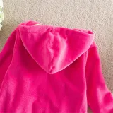 Toddler Kids Girl Print Peppa Pig Flowers Zipper Outerwear Coats