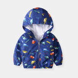 Toddler Kids Boy Print Airplanes Cars Outerwear Coats