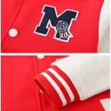 Toddler Kids Boy Print Letter Baseball Jacket Sports Outerwear