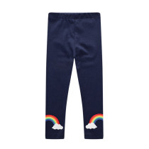 Toddler Kid Girl Print Rainbow Clouds Cotton Leggings Pants