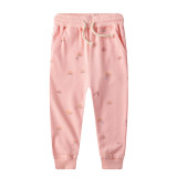 Toddler Kid Girl Pink Rainbow Cotton Leggings Pants