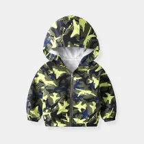Toddler Kids Boy Print Airplanes Cars Outerwear Coats
