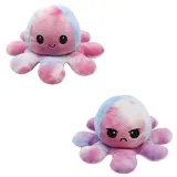 The Original Reversible Octopus Gradient Plushie Soft Stuffed Plush Animal Doll for Kids Gift