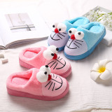 Toddlers Kids Doraemon Warm Winter Home House Slippers