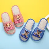 Toddlers Kids PAW Fiberflax Summer Home Cotton Slippers