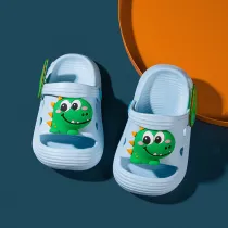 Toddlers Kids 3D Cartoon Dinosaur Beach Home Summer Slippers