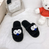 Toddlers Kids Sesame Street Big Eyes Warm Winter Home House Slippers