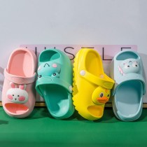 Toddlers Kids 3D Cartoon Duck Frog Rabbit Beach Home Summer Slippers
