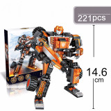 Ceative Play Building Blocks Transformation Robot Puzzles Toys Kids 6+ Boys Girls Gifts