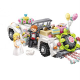 Ceative Play Mini Building Blocks Wedding Car Toys 676PCS For Kids 6+ Boys Girls Gifts