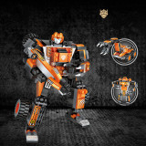 Ceative Play Building Blocks Transformation Robot Puzzles Toys Kids 6+ Boys Girls Gifts
