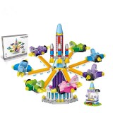 Ceative Play Mini Building Blocks Amusement Park Toys Kids 6+ Boys Girls Gifts