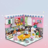 Ceative Play Building Blocks Home House Scene Puzzles Toys Kids 6+ Boys Girls Gifts