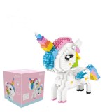 Ceative Play Mini Building Blocks Unicorn Puzzles Toys 640PCS For Kids 6+ Boys Girls Gifts