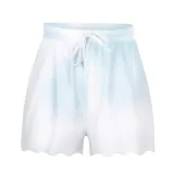 Women Tie-Dye Long Sleeves Tops and Shorts Home Casual Lounge Sets
